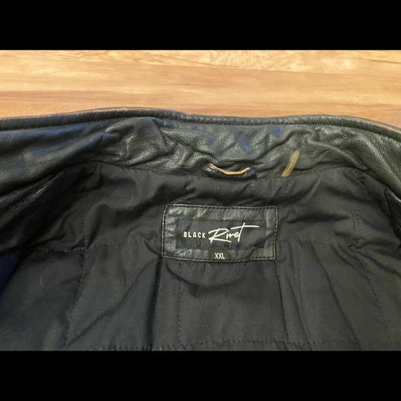 NWOT Black Rivet Leather Jacket - Picture 2 of 6
